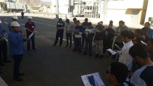 Students of the Department of Electrical Engineering Visit Al-Mashaer Station in Mecca Controlled by the Saudi Electricity Company